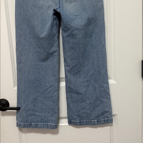 Point Sur J. Crew Women’s Wide Leg Crop Light Blue Denim Jeans size 25 - Picture 8 of 8